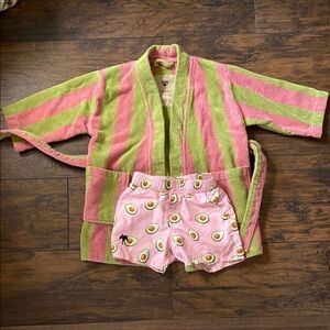 2T OAS Avocado Swim Trunks + Robe
